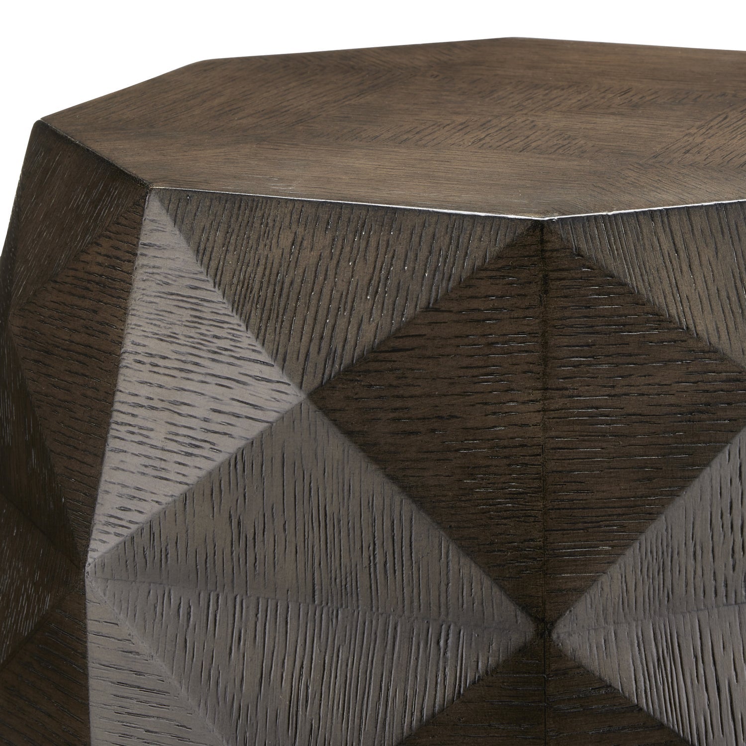 Currey and Company Accent Table from the Kendall Collection collection in Dove Gray/Polished Brass finish