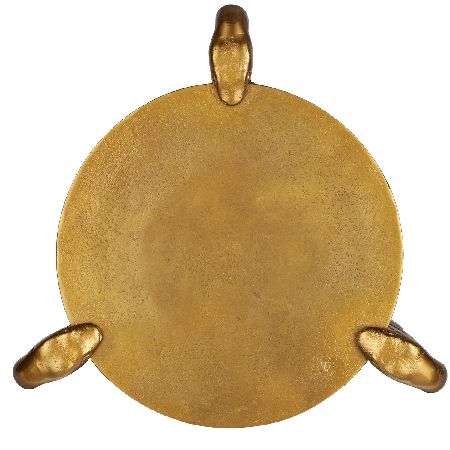 Currey and Company Accent Table in Antique Brass finish