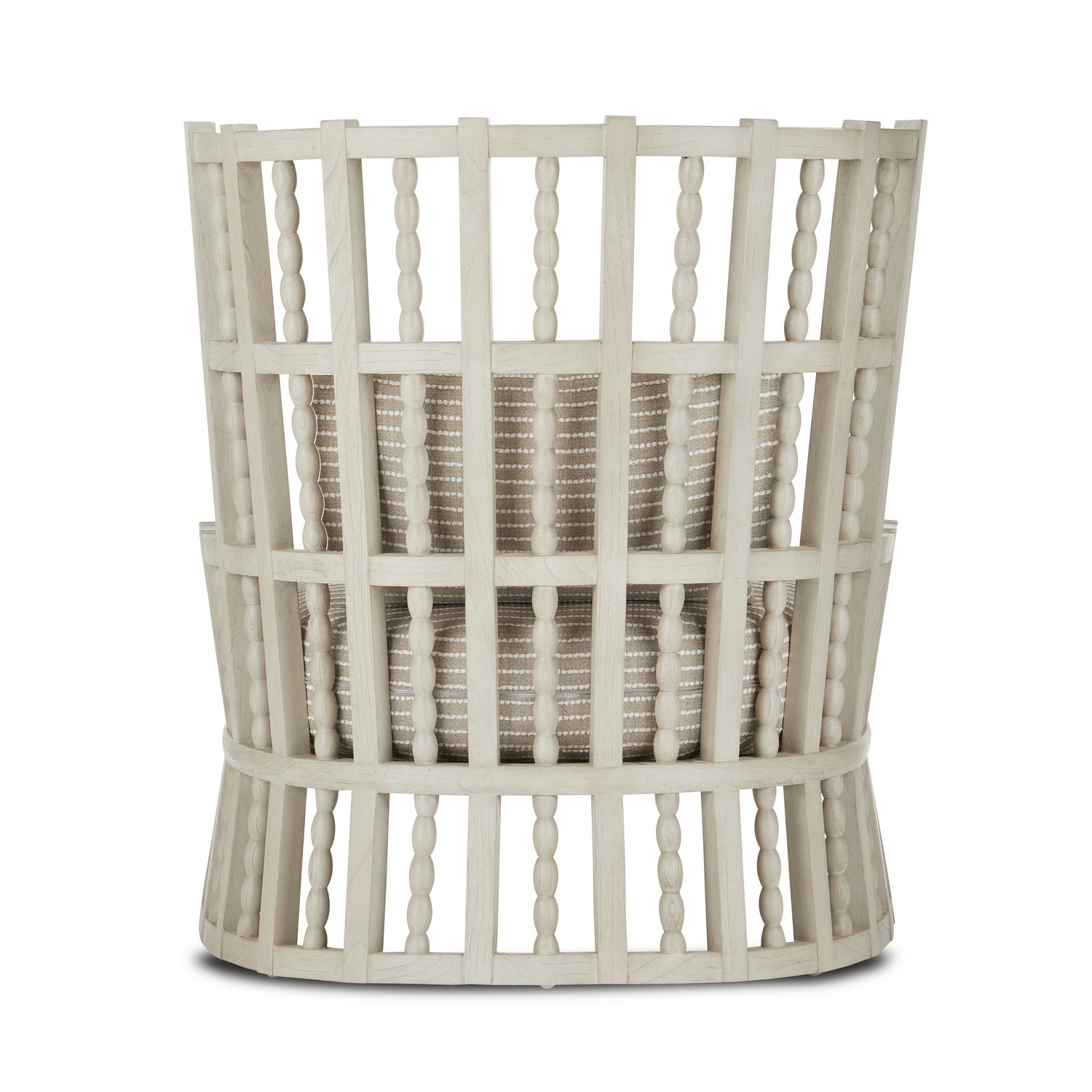 Currey and Company Chair from the Norene Collection collection in Fog Gray finish