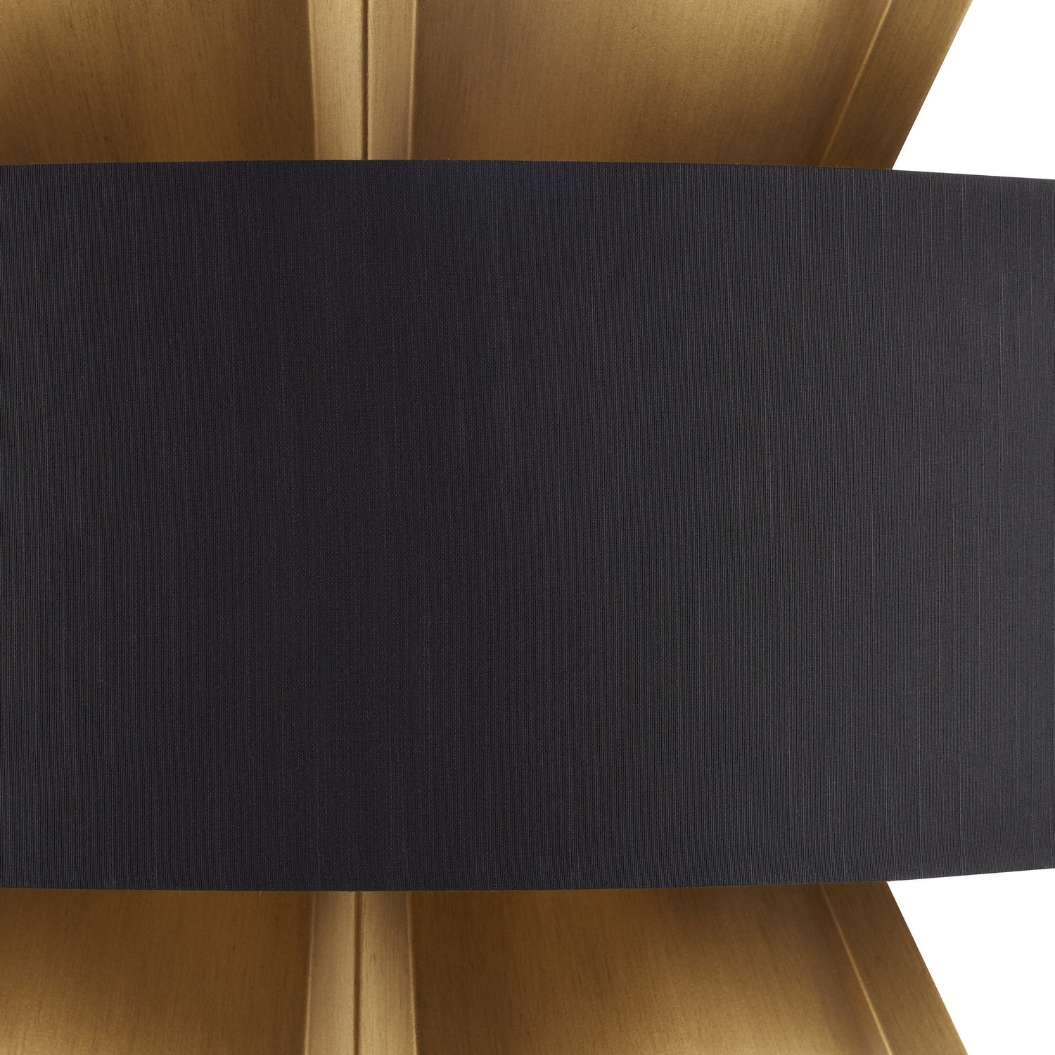 Currey and Company Six Light Chandelier in Brass/Black finish