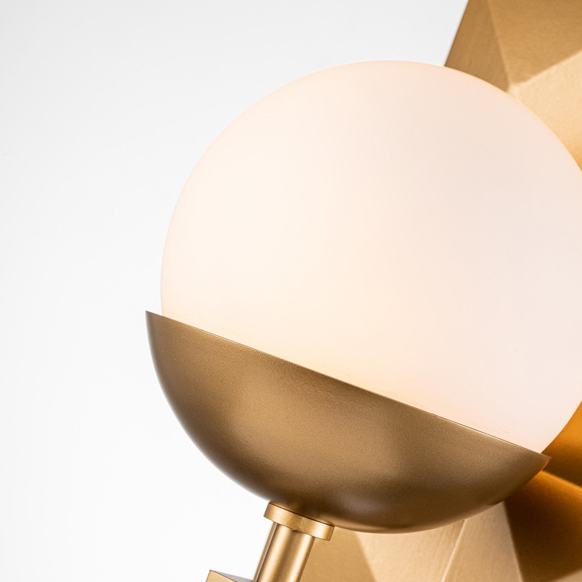 Lucas + McKearn One Light Bath from the Deco collection in Lacquered Gold finish