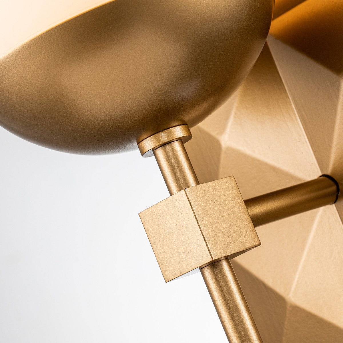 Lucas + McKearn One Light Bath from the Deco collection in Lacquered Gold finish