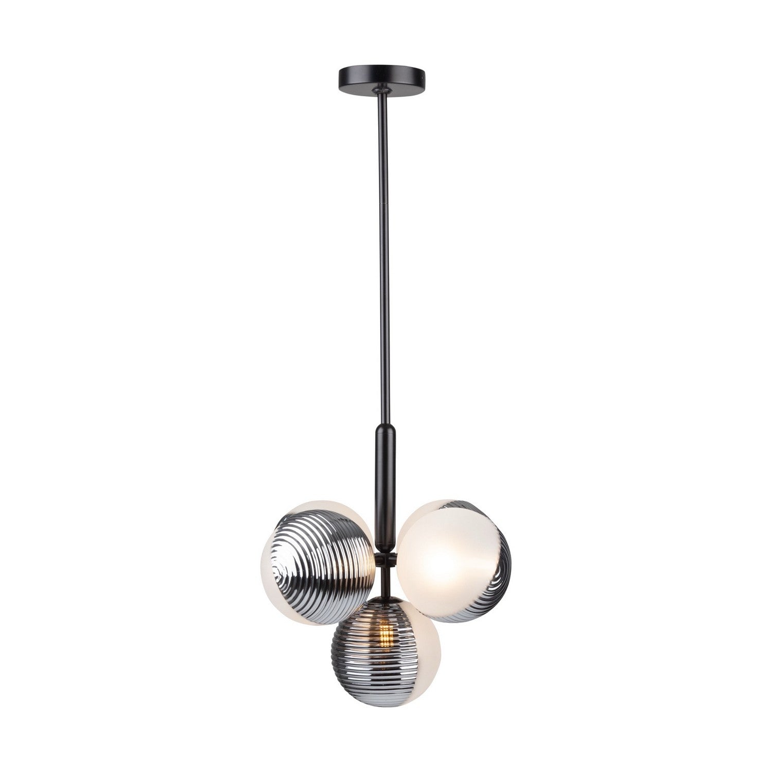 Artcraft Five Light Pendant from the Bolla collection in Black finish