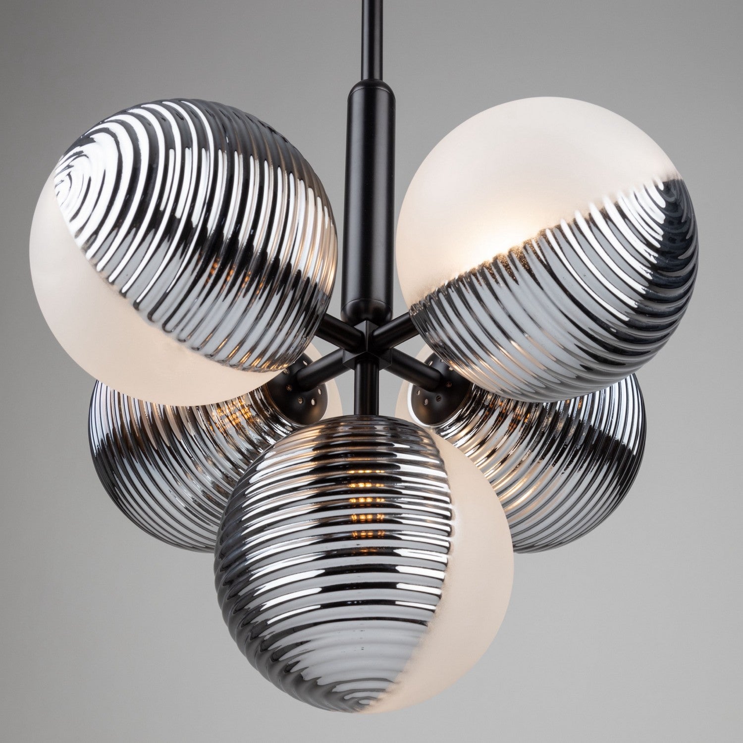 Artcraft Five Light Pendant from the Bolla collection in Black finish