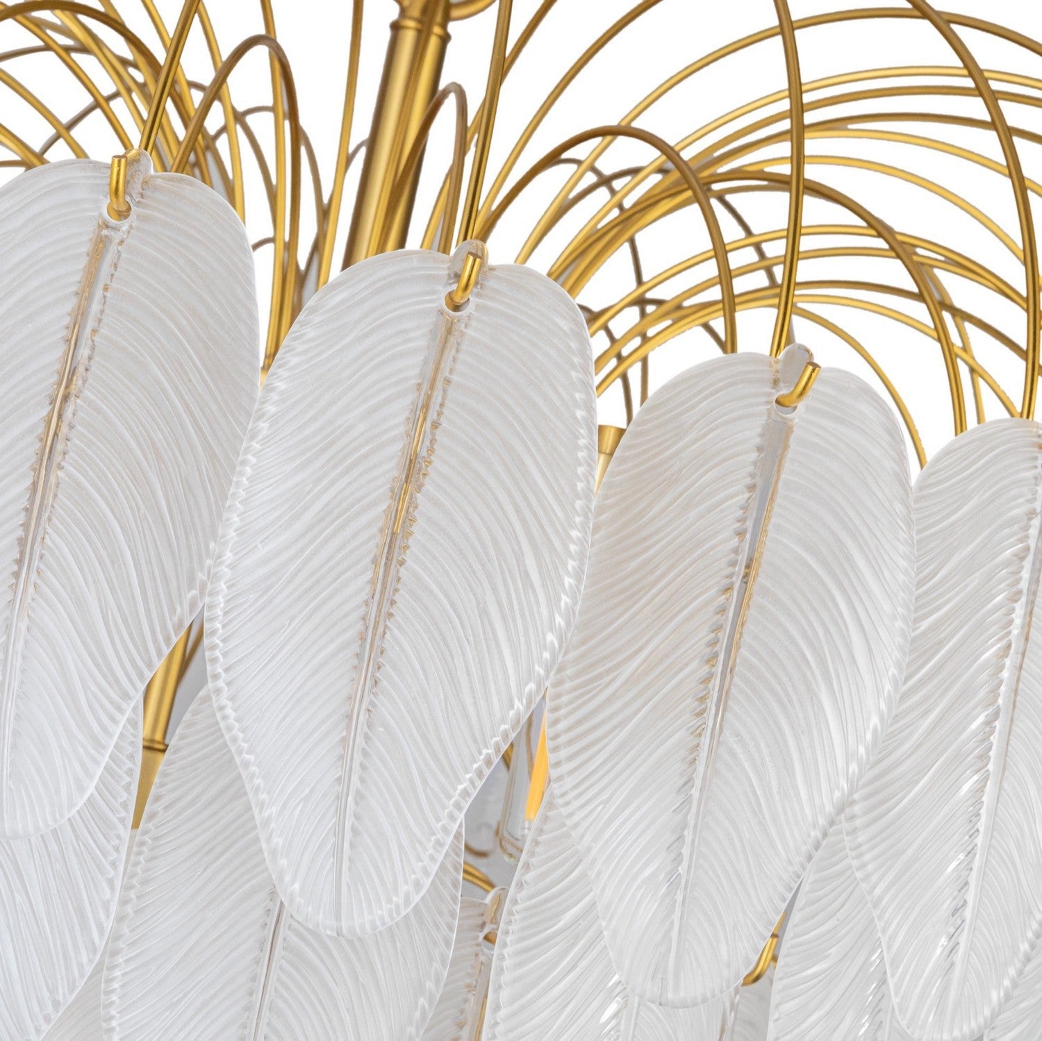 Artcraft 19 Light Chandelier from the Alessia collection in Brushed Brass finish