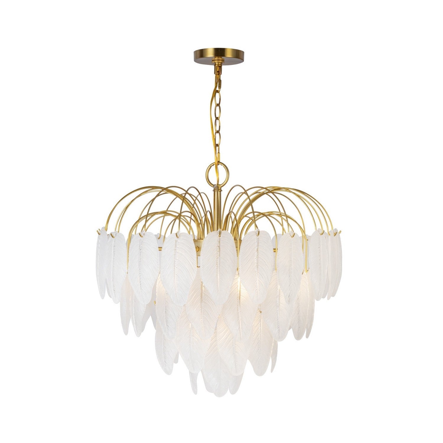 Artcraft 24 Light Chandelier from the Alessia collection in Brushed Brass finish