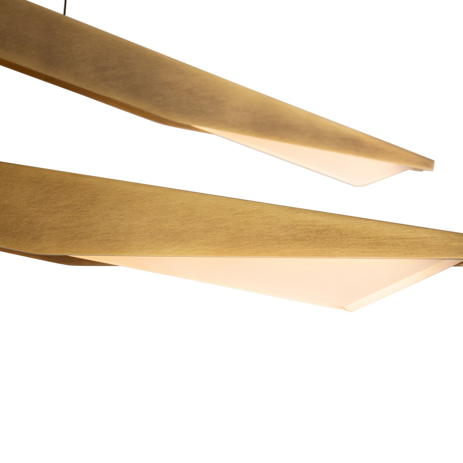 Kuzco Lighting LED Chandelier from the Tachi collection in Vintage Brass finish