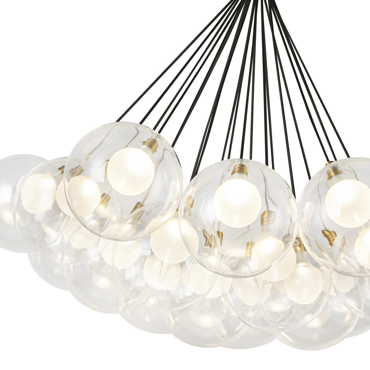 Kuzco Lighting LED Chandelier from the Bolla collection in Brushed Gold finish