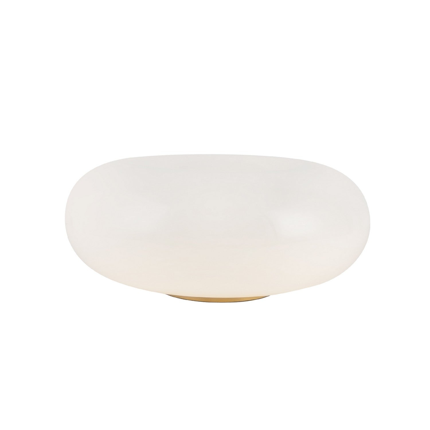 Kuzco Lighting LED Table Lamp from the Nimbus collection in Vintage Brass/Opal Glass finish