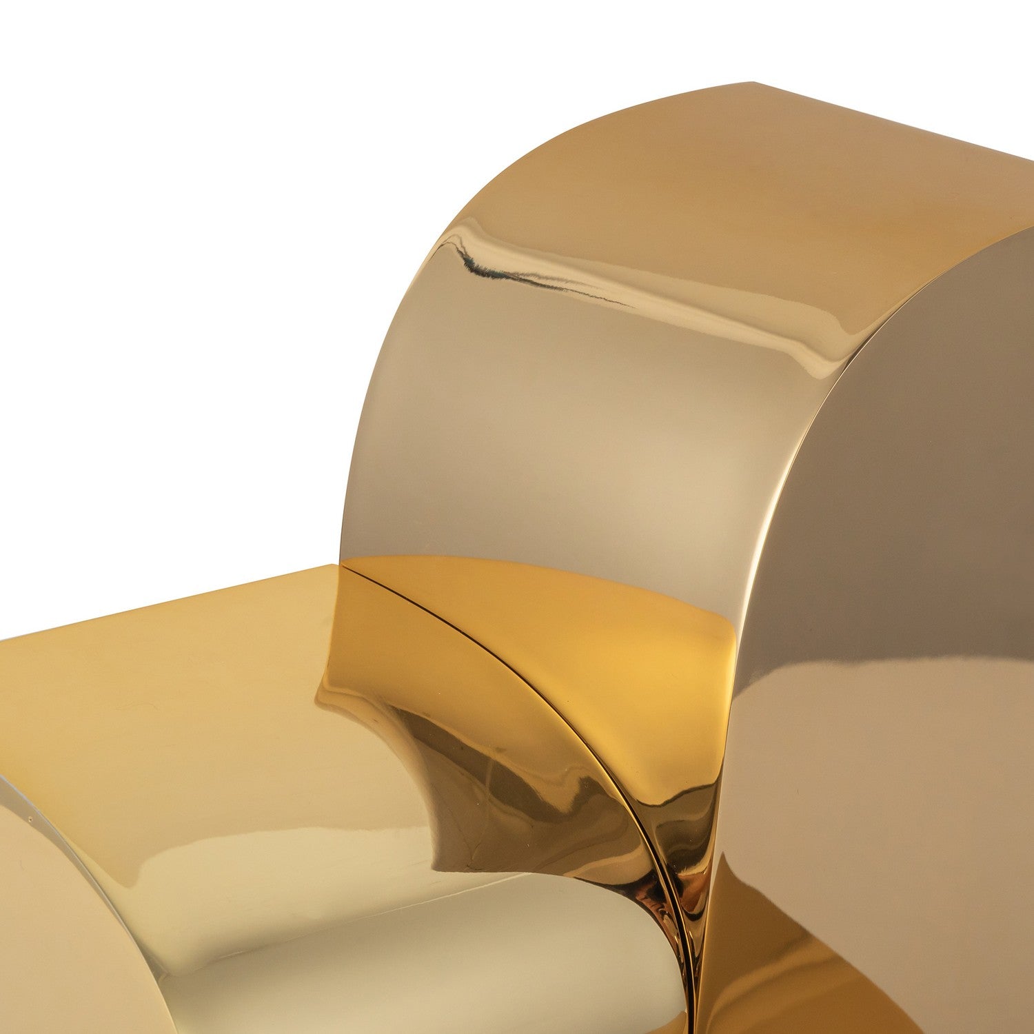 Kuzco Lighting LED Table Lamp from the Gypsum collection in Polished Brass finish