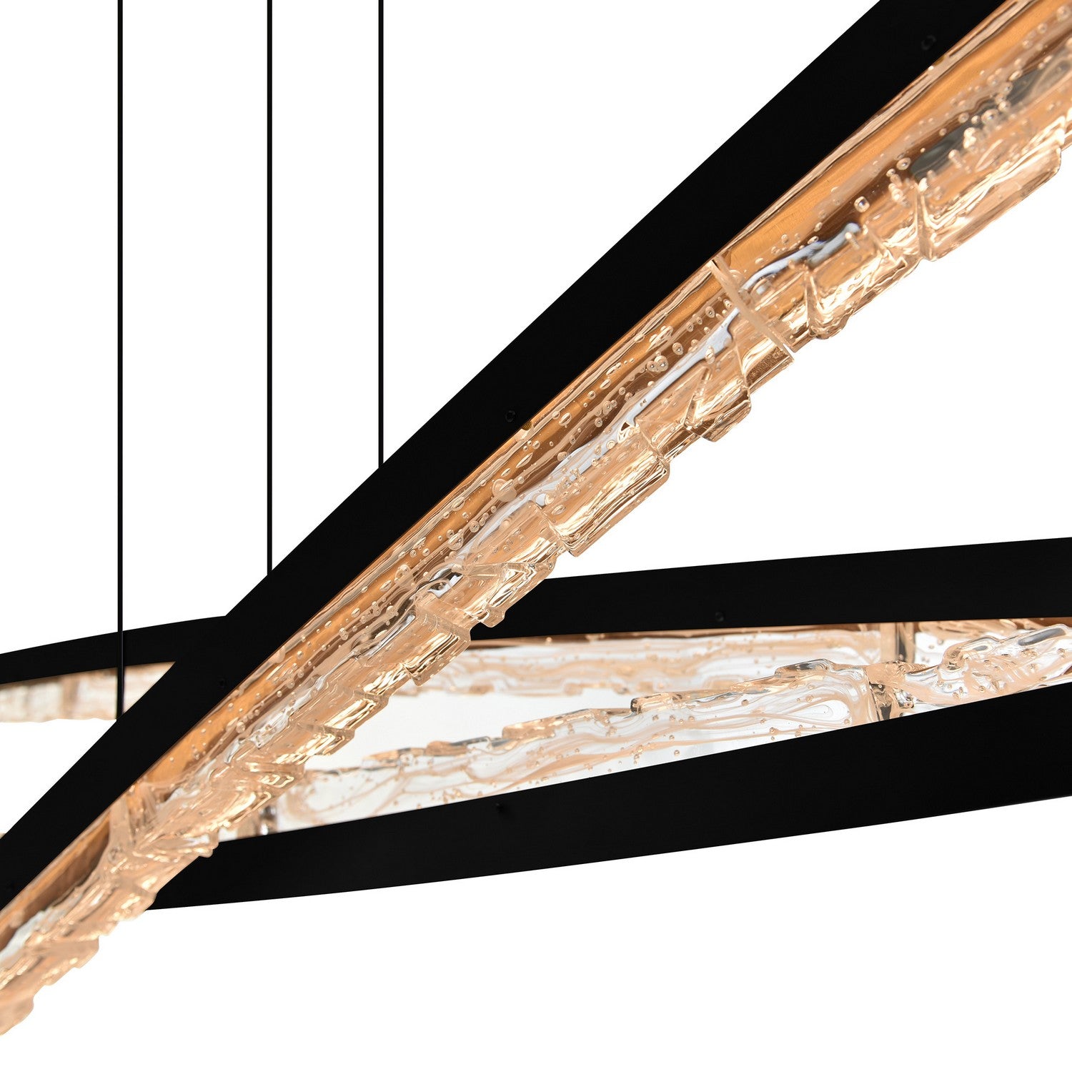 CWI Lighting LED Chandelier from the Saber collection in Black finish