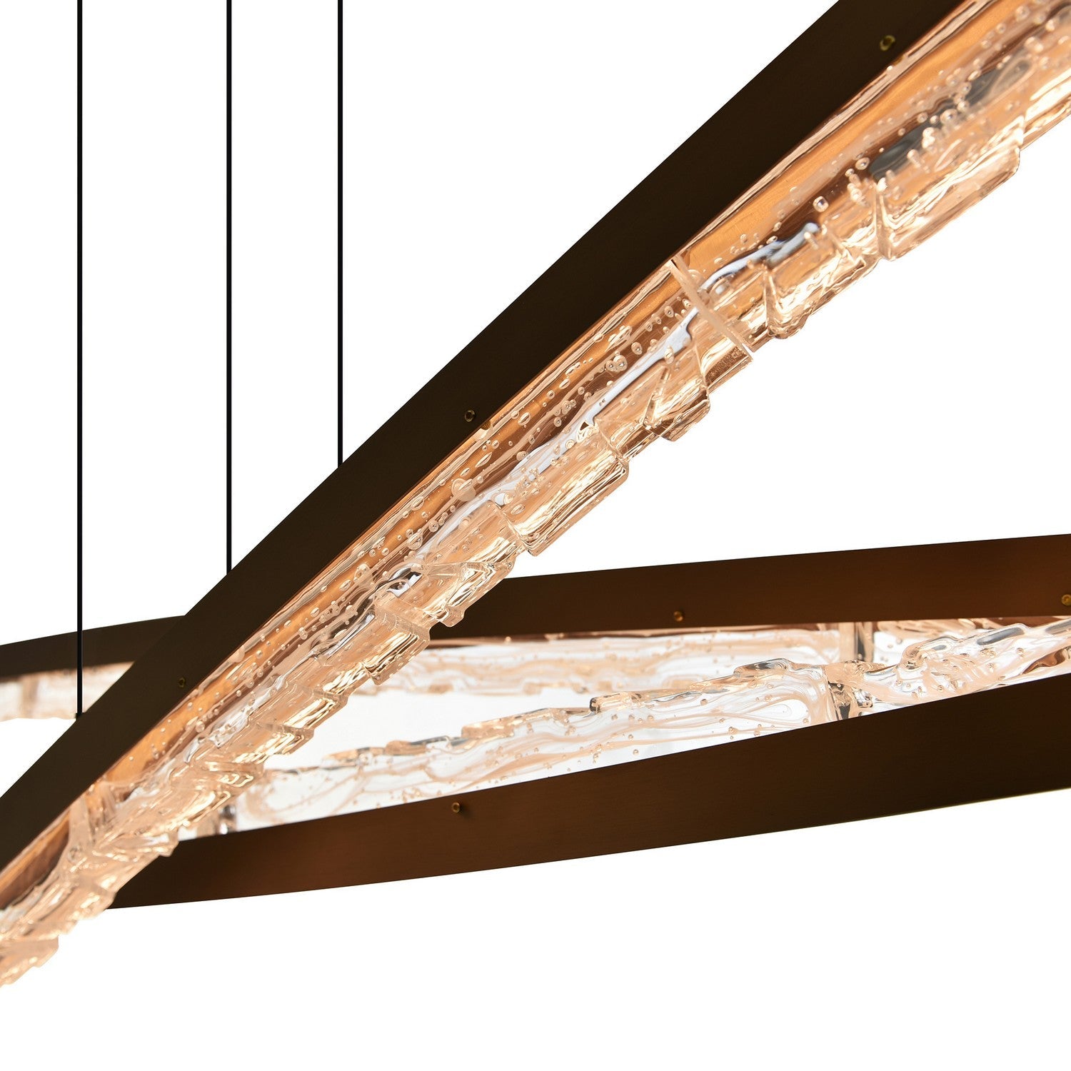 CWI Lighting LED Chandelier from the Saber collection in Brass finish