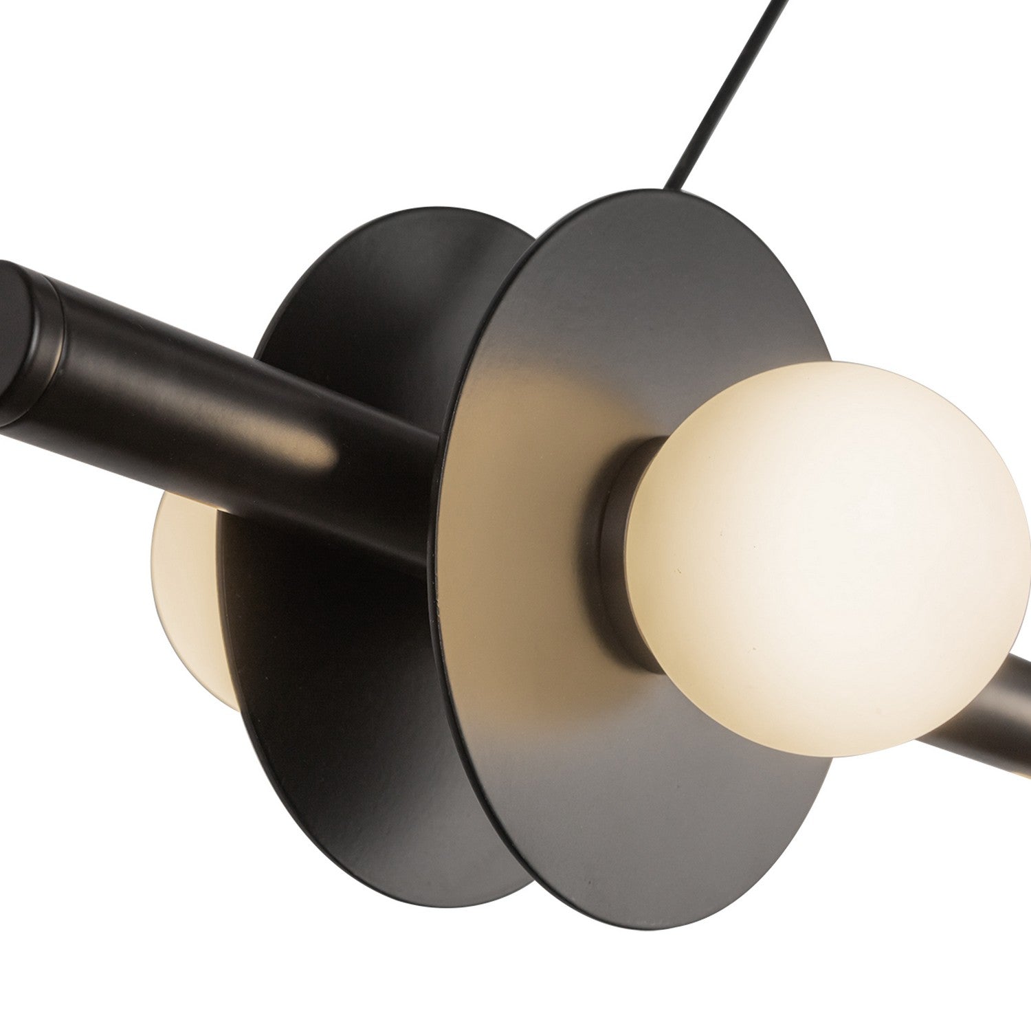 Kuzco Lighting LED Linear Pendant from the Elixir collection in Black finish
