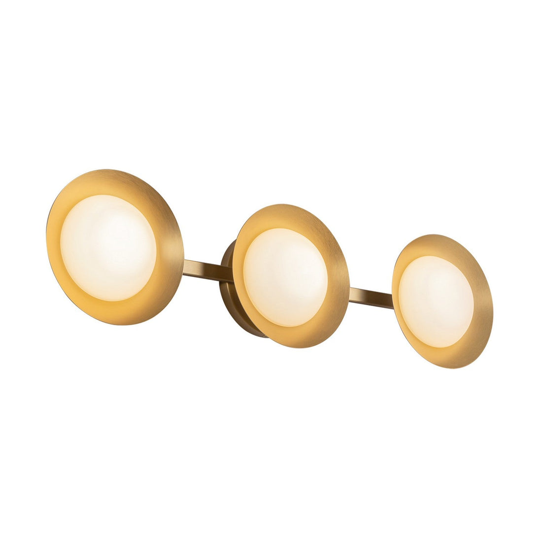 Kuzco Lighting LED Vanity from the Cleo collection in Brushed Gold/Opal Glass finish