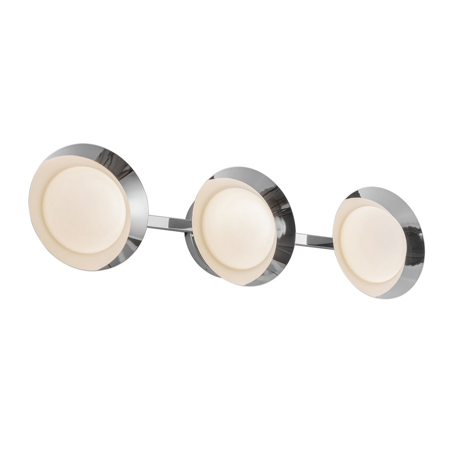 Kuzco Lighting LED Vanity from the Cleo collection in Chrome/Opal Glass finish