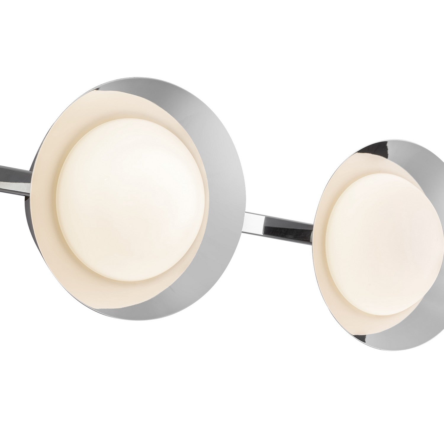 Kuzco Lighting LED Vanity from the Cleo collection in Chrome/Opal Glass finish