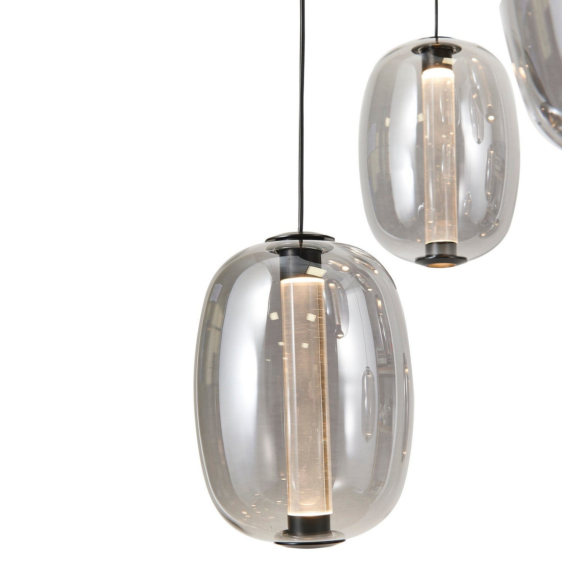 Artcraft LED Chandelier from the Vega collection in Black finish