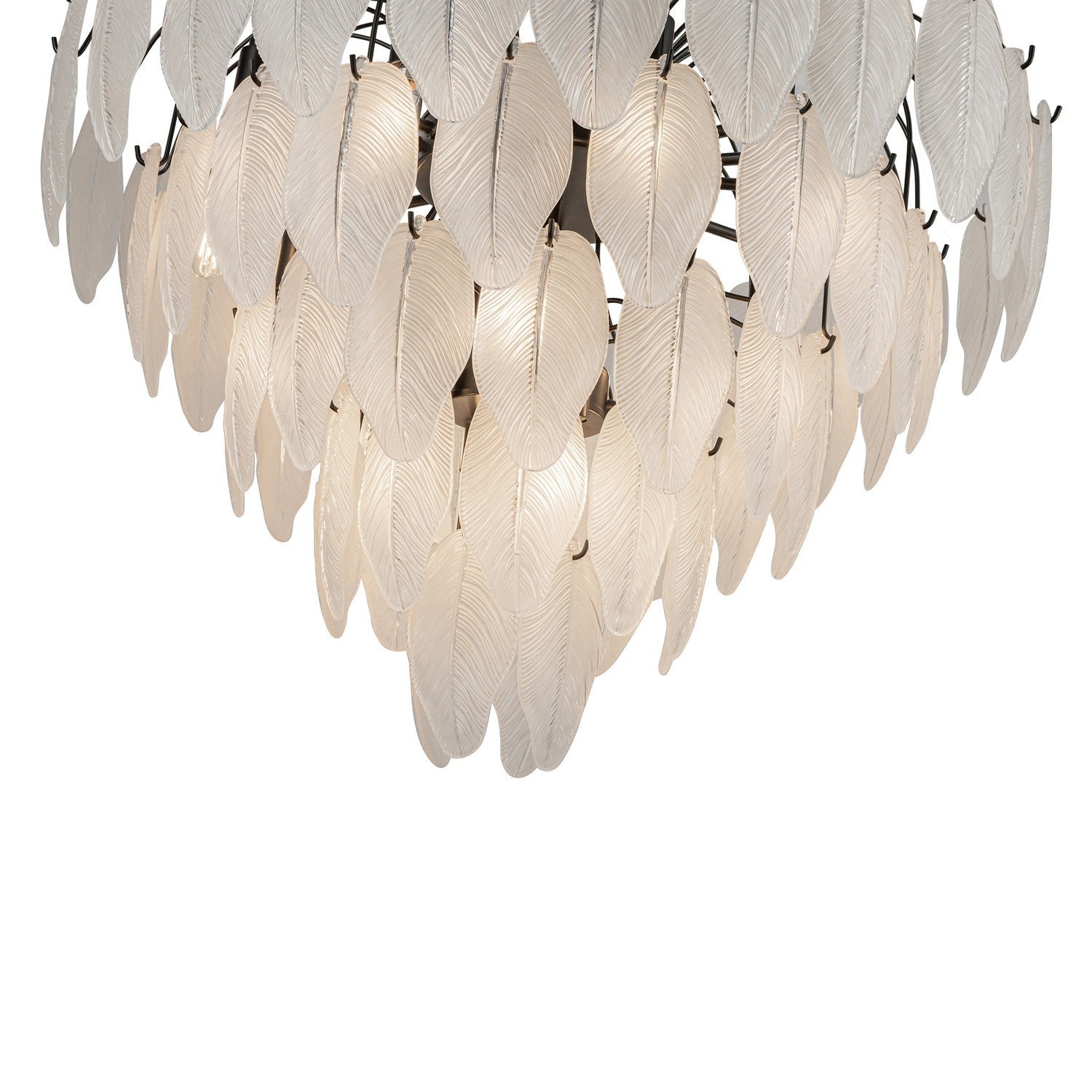 Artcraft 19 Light Chandelier from the Alessia collection in Black finish
