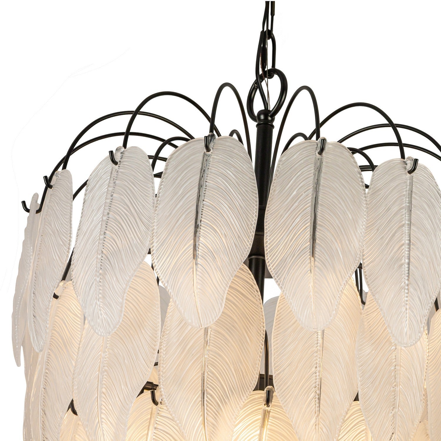 Artcraft 23 Light Chandelier from the Alessia collection in Black finish