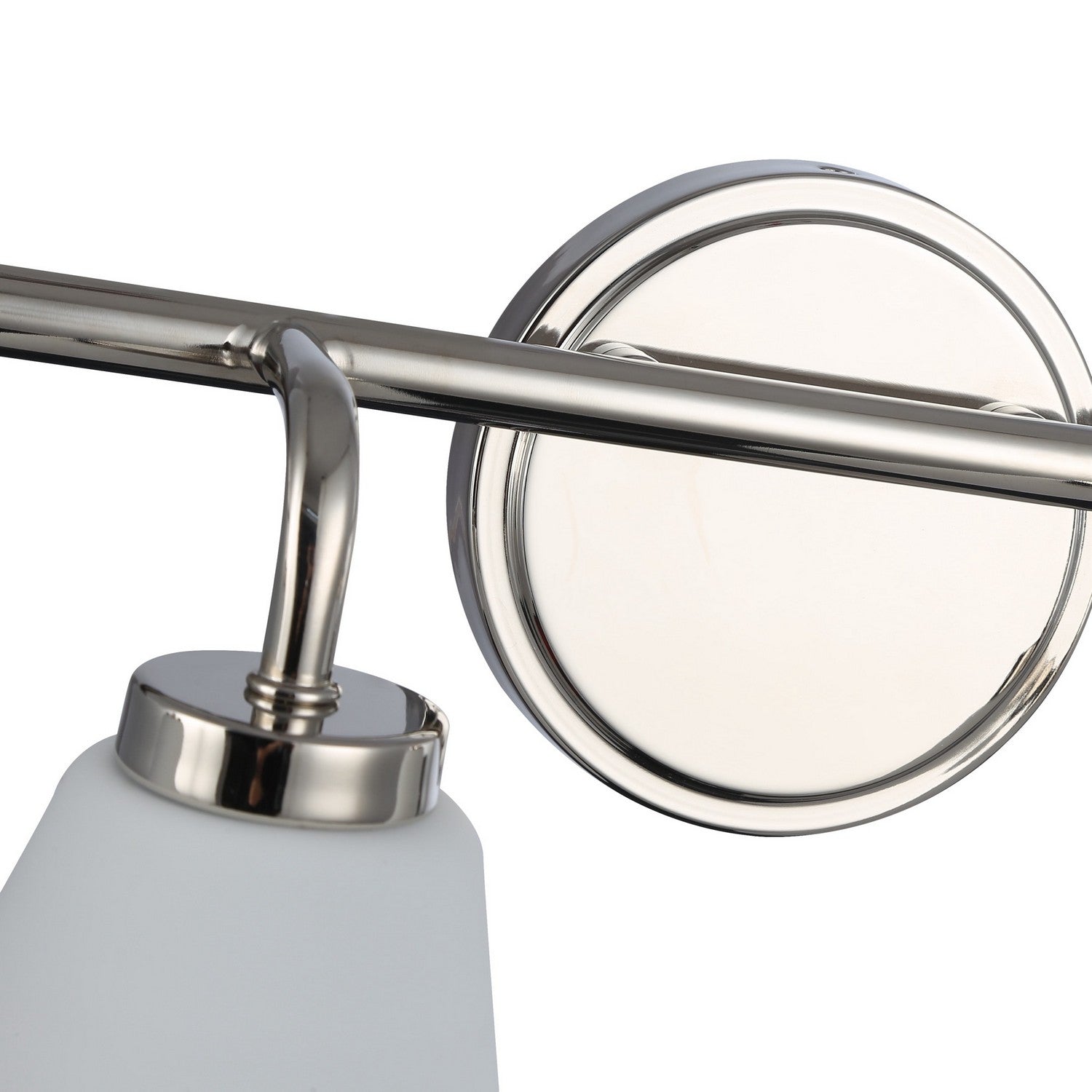 Artcraft Four Light Bathroom Vanity from the Zoey collection in Polished Nickel finish