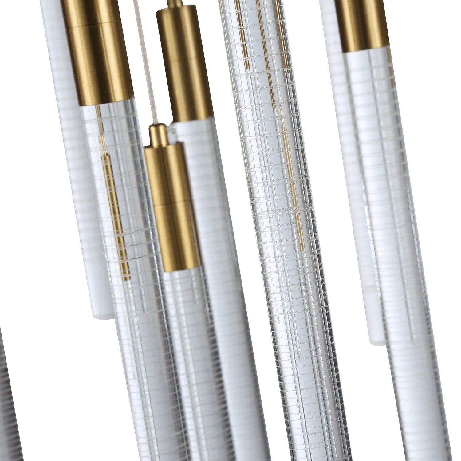 Artcraft LED Chandelier from the Celine collection in Brass finish