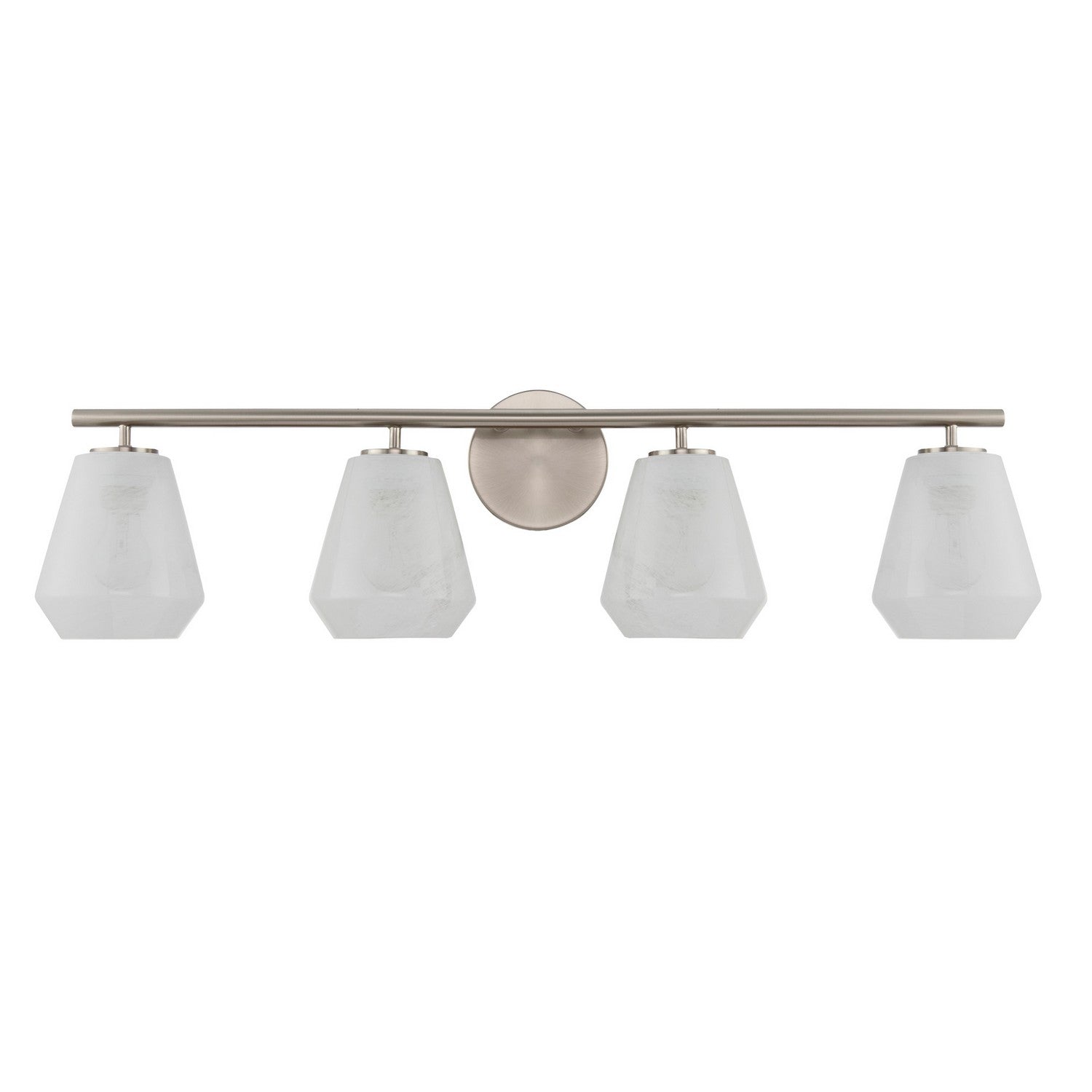 Artcraft Four Light Bathroom Vanity from the Brooke collection in Brushed Nickel finish