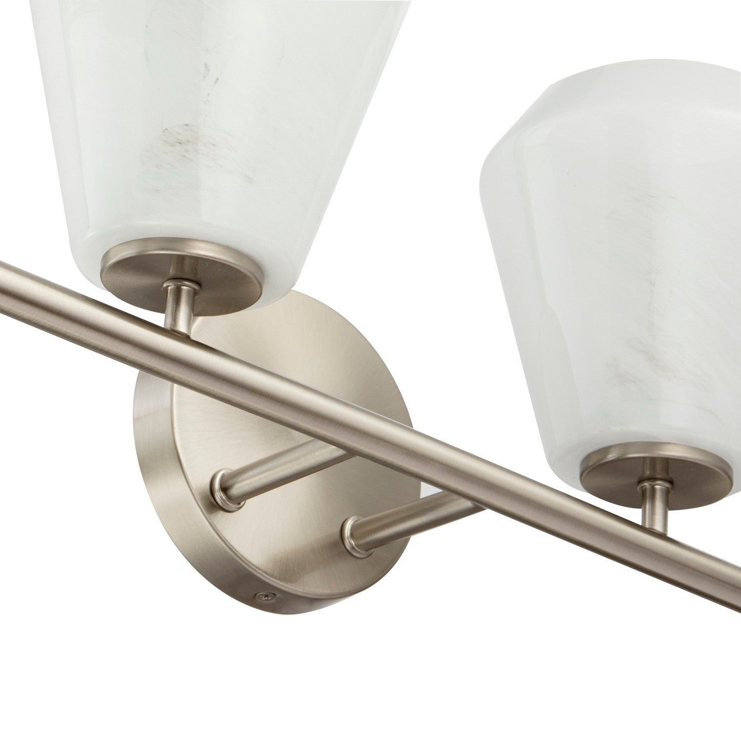 Artcraft Four Light Bathroom Vanity from the Brooke collection in Brushed Nickel finish