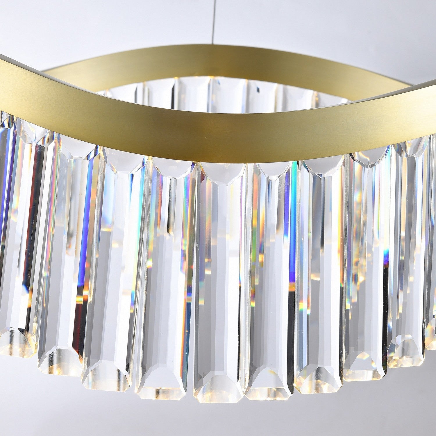 Artcraft LED Chandelier from the Jules collection in Brass finish