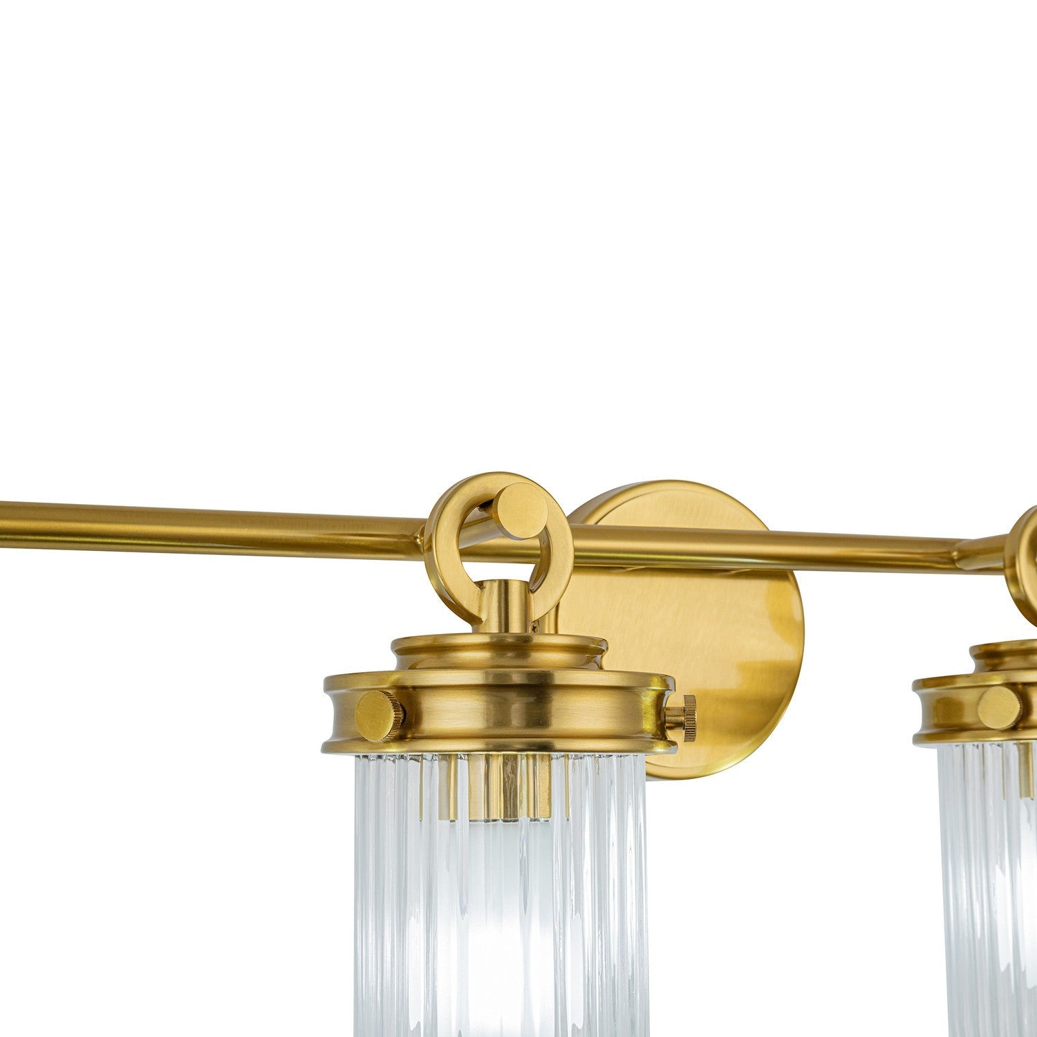 Artcraft Four Light Bathroom Vanity from the Myla collection in Vintage Brass finish