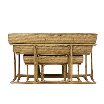 Design Shop Rectangle Bali Nesting Table (Set of 3)